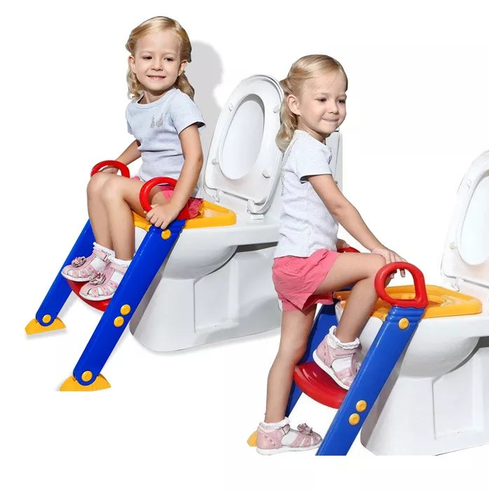 Children Potty Seat With Ladder Toilet Trainer