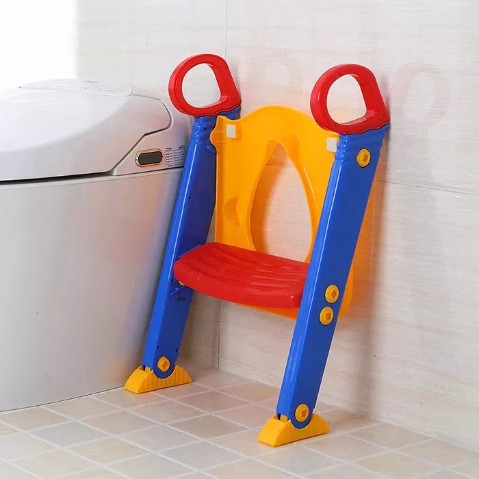 Children Potty Seat With Ladder Toilet Trainer