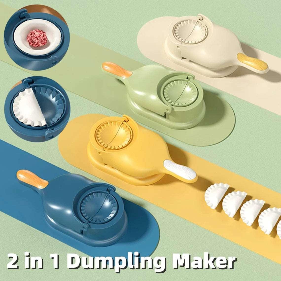 Oasis Cart™ 2 in 1 Dumpling Maker for Effortless Wrapping