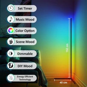 Room Vibe Corner Light with remote & app controlled