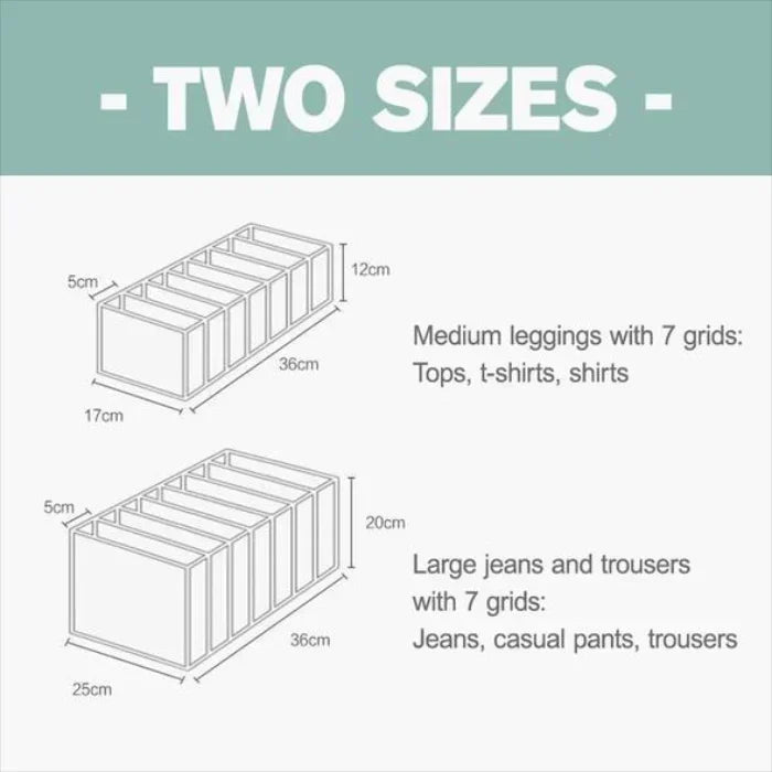 Wardrobe Clothes Organizer x 2 pc