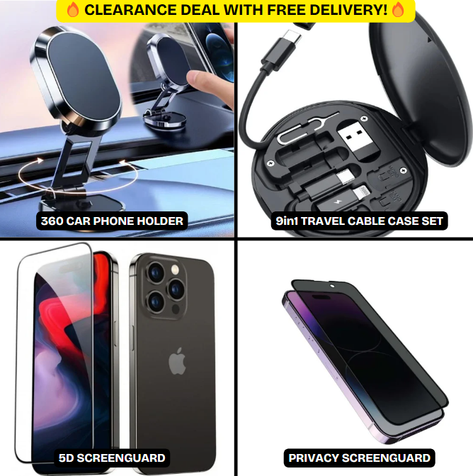 Oasis Cart™ combo-offer-screenguard-accessories