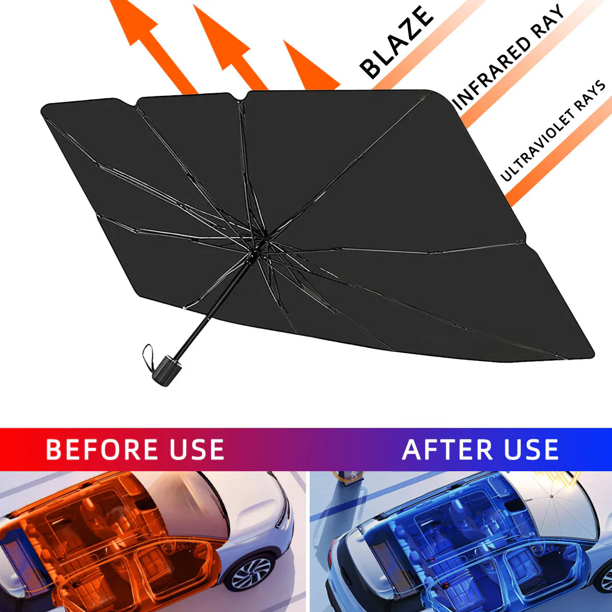 Oasis Cart™ car-sunshade-umbrella