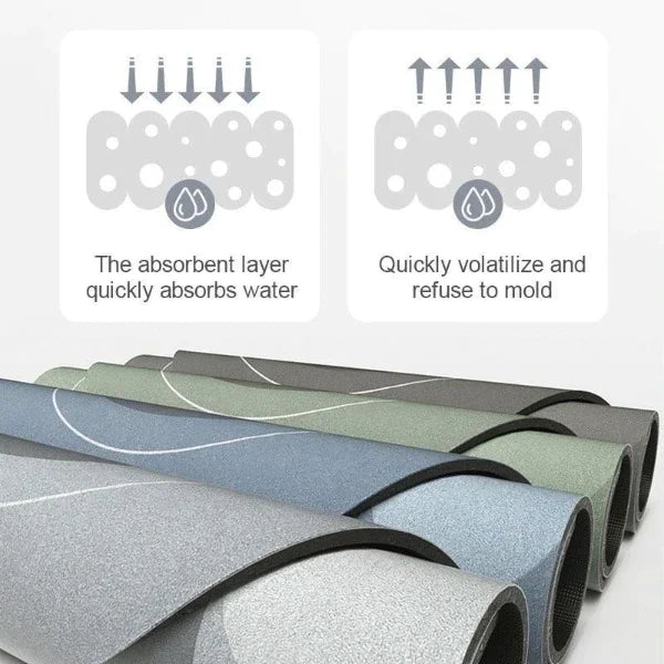 ABSORBENT FLOOR MAT x 2pcs