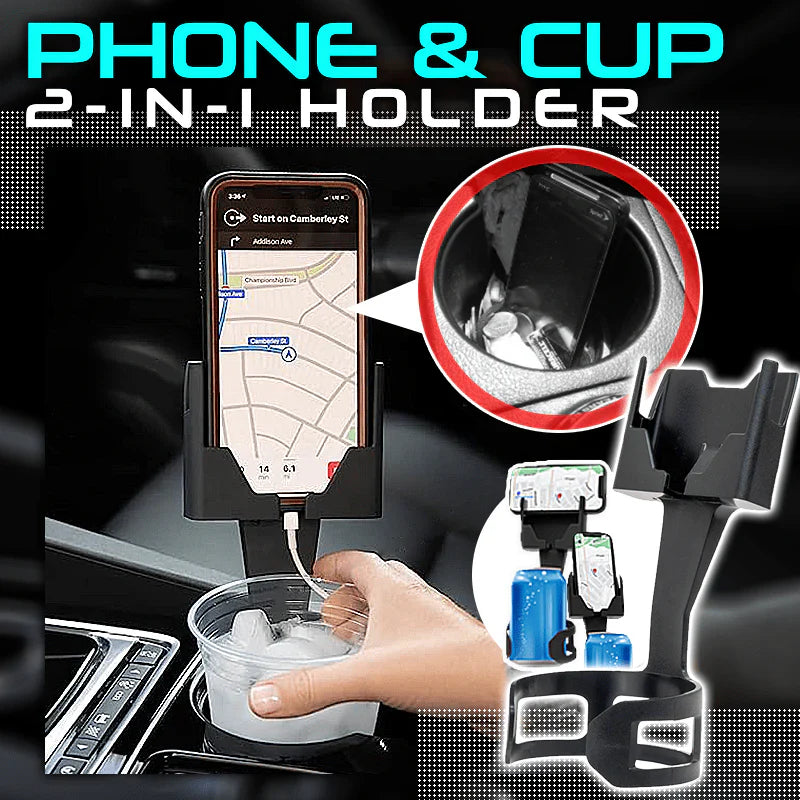 Oasis Cart™ 2024-new-car-phone-and-cup-holder